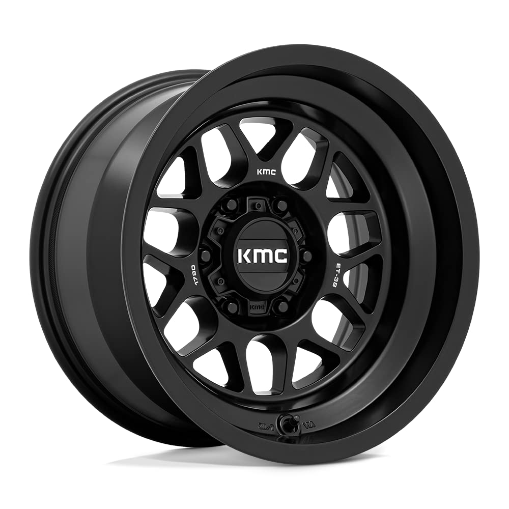 KMC Wheels 17X9 TERRA 6X5.53.5 -38mm SATIN BLACK - KM725MX17906838N