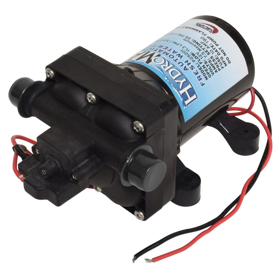 RV Fresh Water Pump, Hydromax, 3Gpm, 55Psi