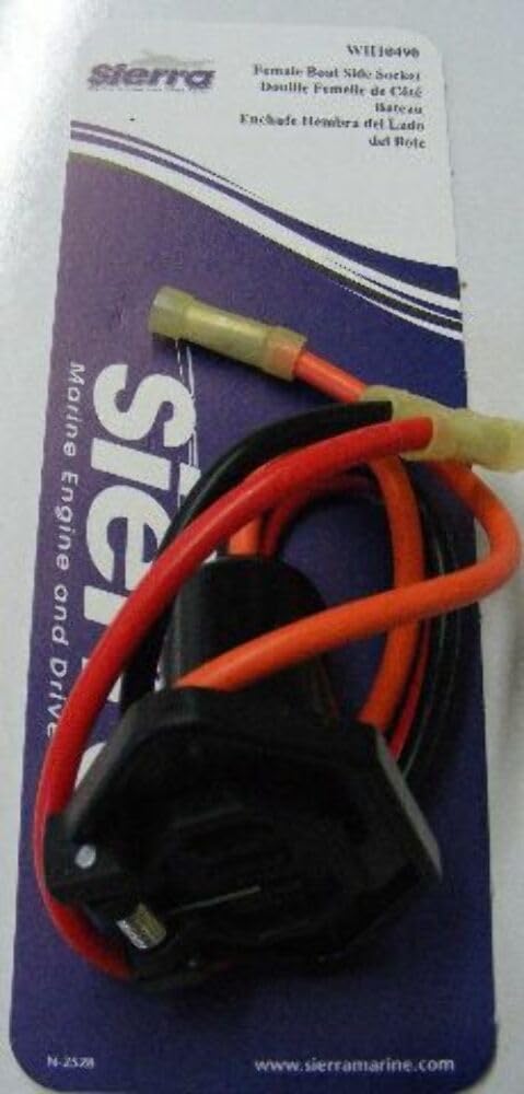 WH10490-1, Sierra International, Boat Side Trolling Motor Socket 24V