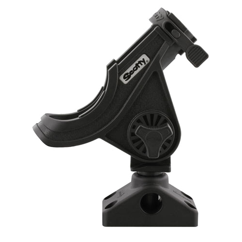 Scotty Rod Holder 0280-BK, Baicaster/Spinning, black W/0241 Side/Deck Mount