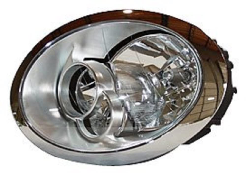 Left TYC Headlight Assembly Compatible with 2005-2006 Mini Mini Cooper
