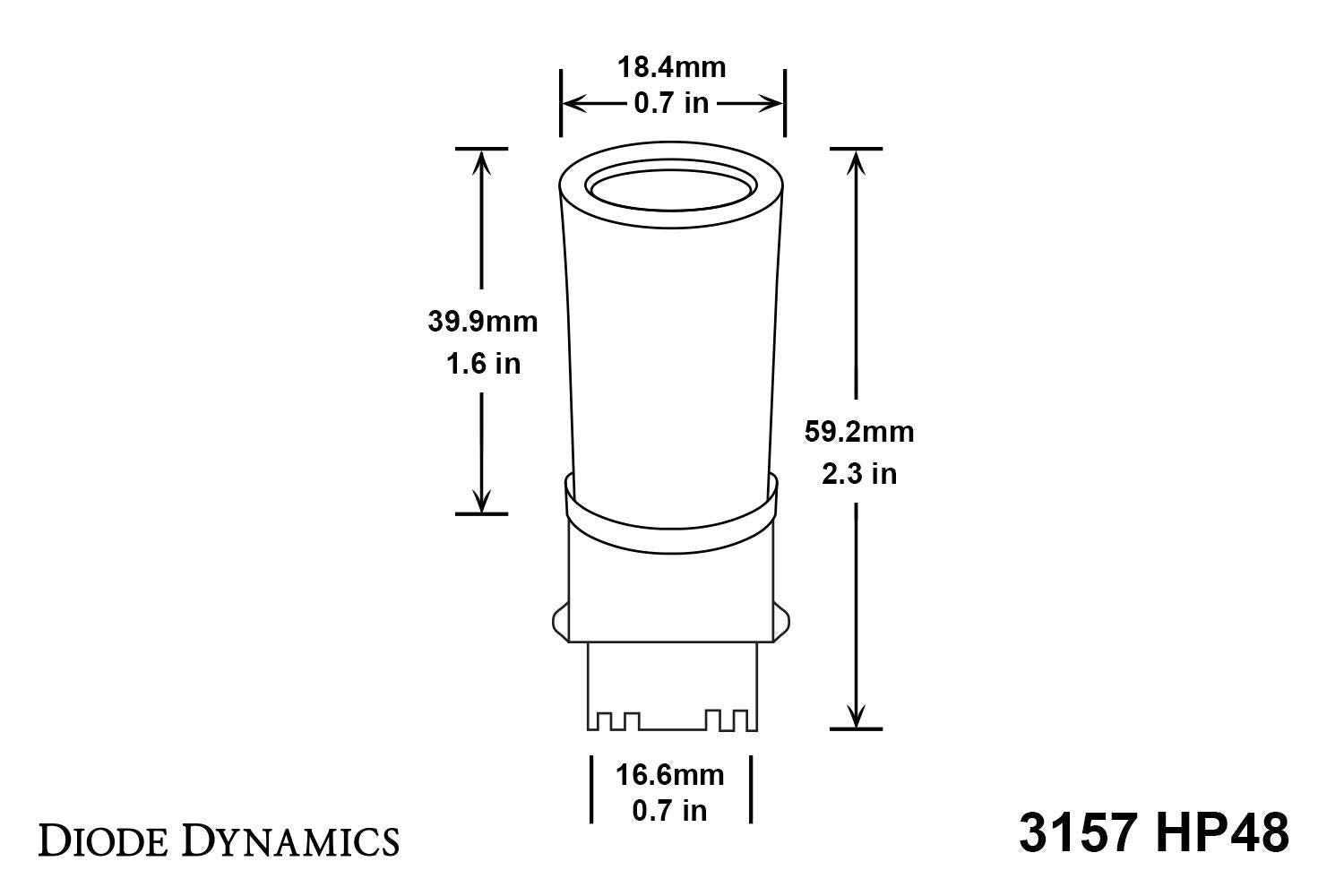 3156/3157 HP48 Diode Dynamics Backup LED Bulbs