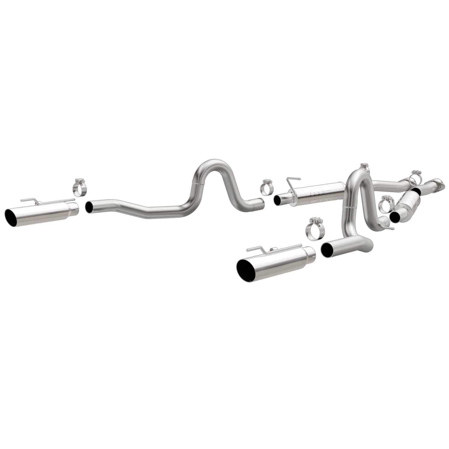 Performance MagnaFlow Exhaust System 15673: Cat-Back, Competition Series, Compatible with 1999-2004 Ford Mustang