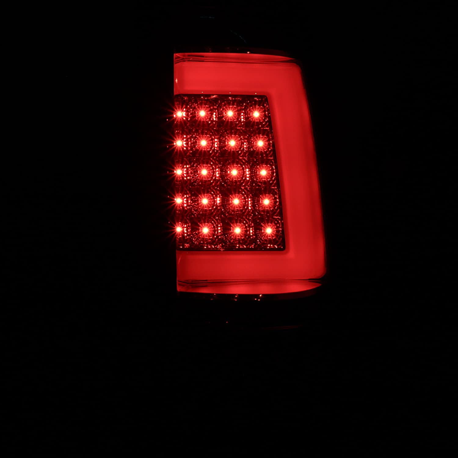 Smoke LED Bar Tail Lights SPEC-D TUNING Compatible with 2003-2006 Chevy Silverado 1500/1500HD/2500/2500HD, 2004-2006 Chevy Silverado 3500, Left + Right Pair Assembly