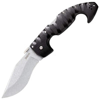 COLD STEEL 4.5 in Spartan Japanese AUS10A Plain Blade Tactical Pocket Folding Knife w/Tri-Ad Lock and Griv-Ex Handle w/Steel Liners