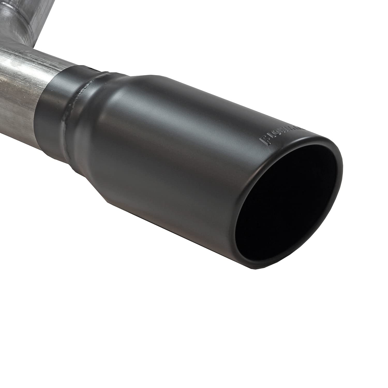 Flowmaster FlowFX 717930 Cat-Back Exhaust Kit Single Side Exit 3.5 Inch 409 Stainless Steel 5 Inch Black Ceramic Coated 304 Stainless Steel Tip Compatible with 2014-2024 RAM 2500 3500 6.4L 2/4WD