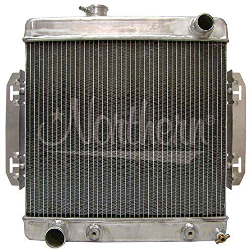 Northern Radiator 20-1/4 in W x 3-1/8 in D x 19-3/4 in H, Passenger Side Inlet, Driver Side Outlet, Aluminum, Natural, Each