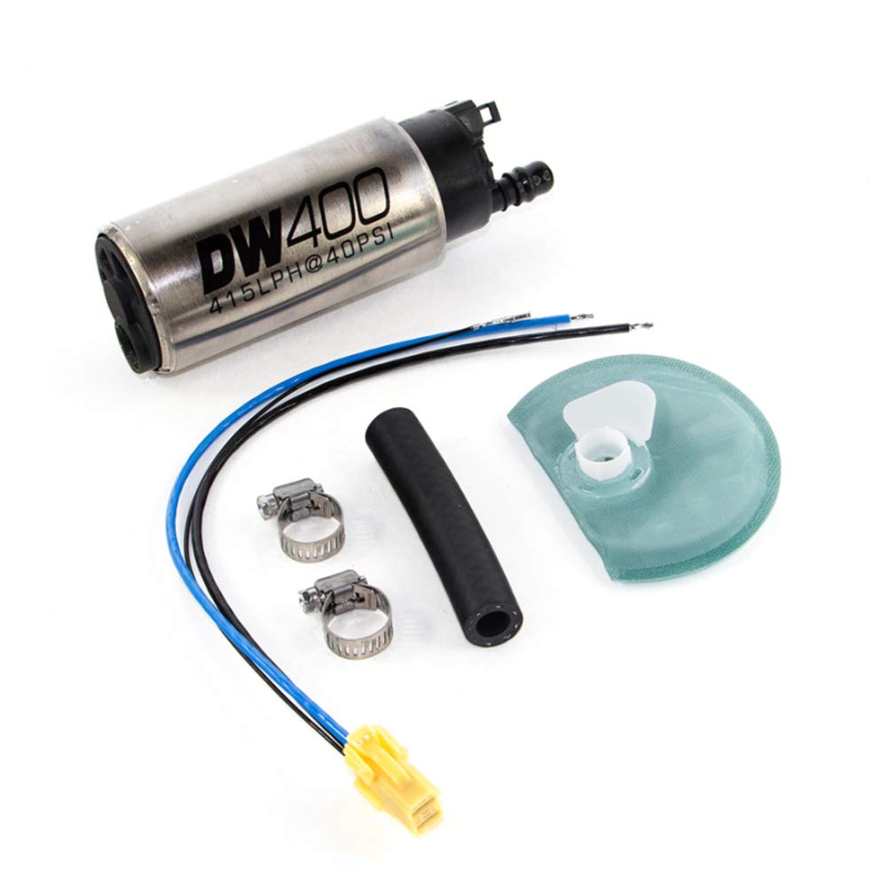 in-Tank DeatschWerks 9-401-1045 Fuel Pump (415lph with 9-1045 Install Kit), 1 Pack