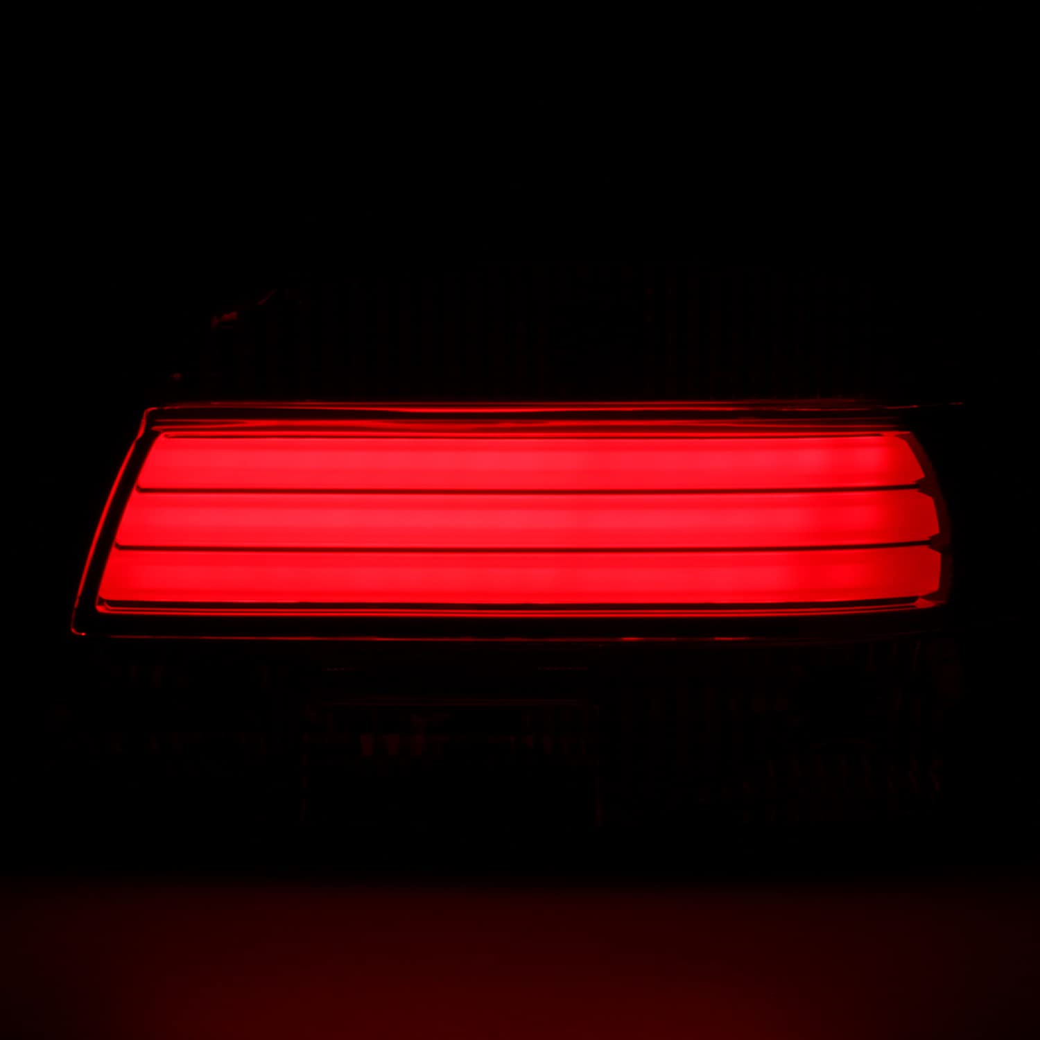 Smoke LED Bar Tail Lights SPEC-D TUNING Compatible with 1997-2000 BMW E39 5-Series 4-Door, Left + Right Pair Assembly