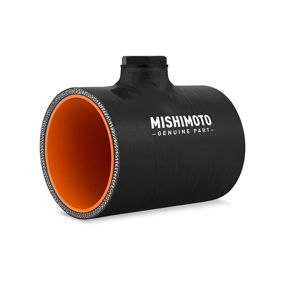 Silicone Coupler Mishimoto, 3.0" w/ 1/8" NPT Bung, Black