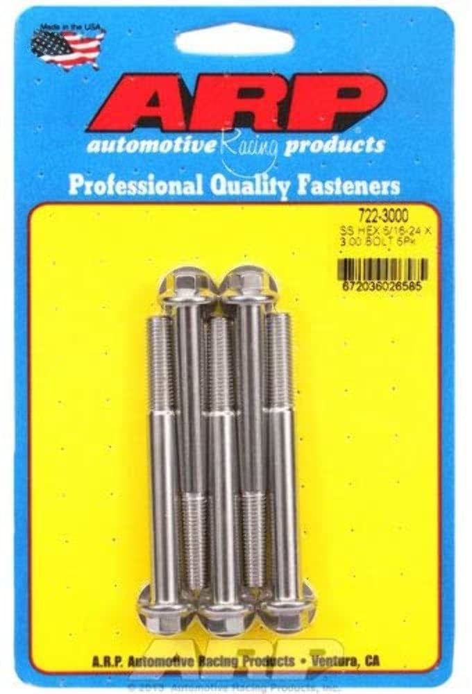 Hex Bolt ARP (722-3000), Stainless Steel