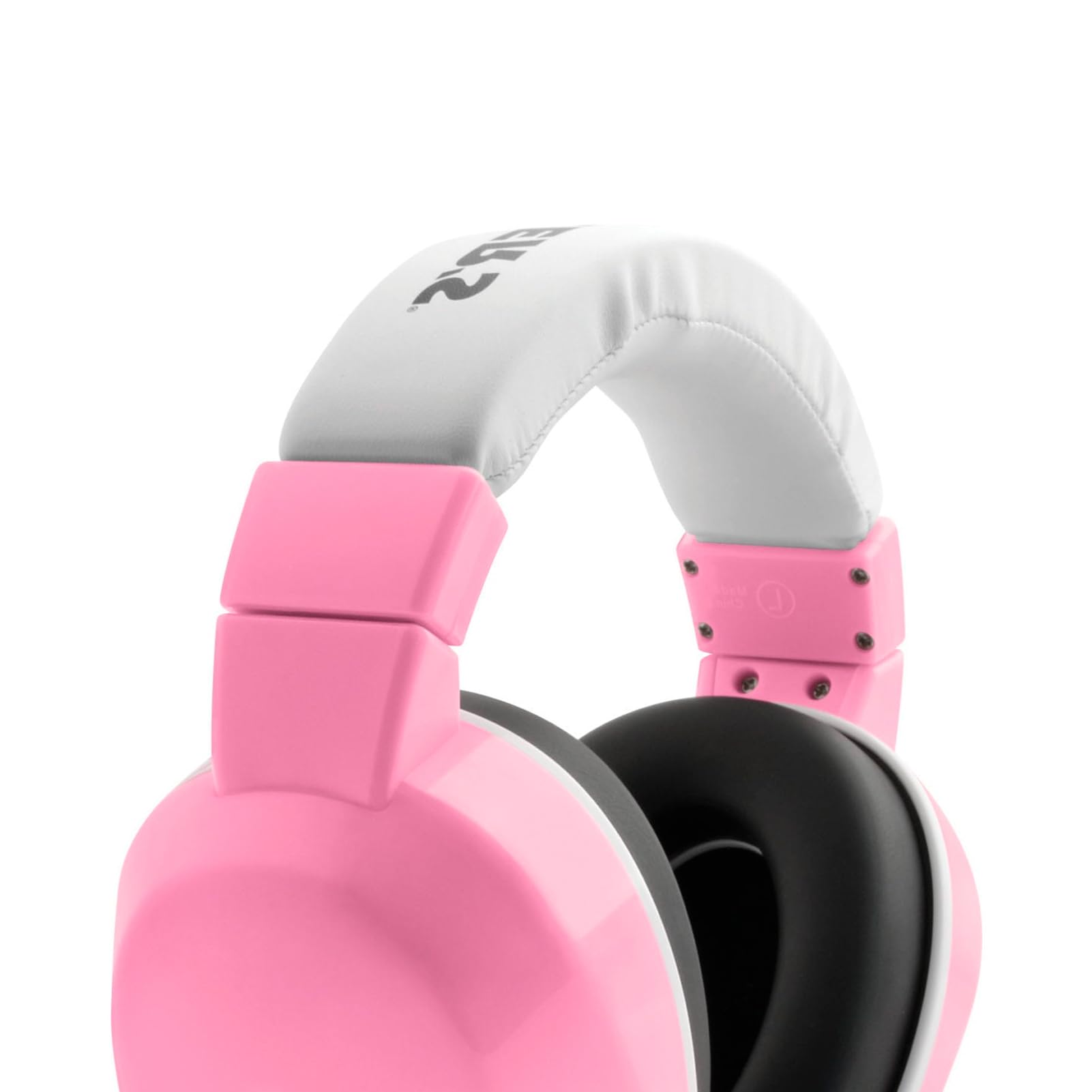 Walker's Passive Infant Muffs, 23dB Noise Reduction Rating Loud Sounds Shooting Hearing Protection Passive Muffs for Infants/Toddlers, Attachable Growband Included, Pink