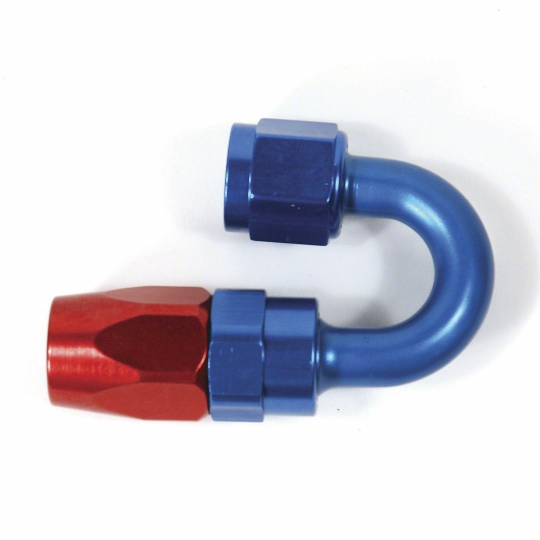 511280BK Speedfx -12an X 180 Blk Hose End