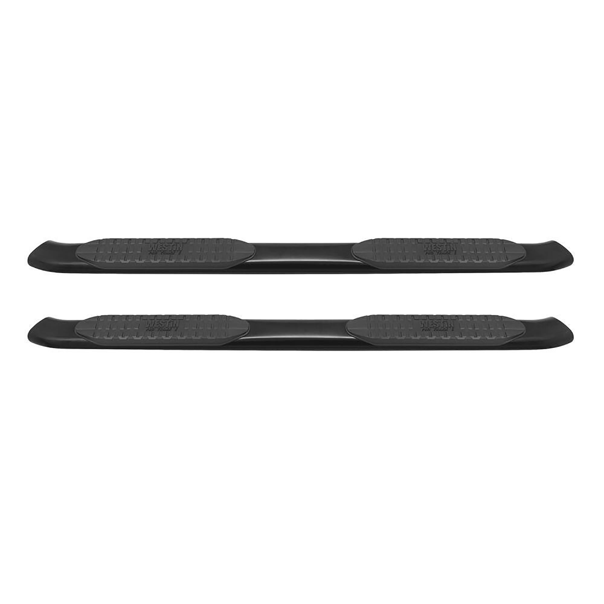 PRO TRAXX 5 Oval Nerf Bars Westin fits 2014-2018 Silverado Sierra 1500 2015-2019 Silverado Sierra 2500 3500 Crew Cab Black Pair