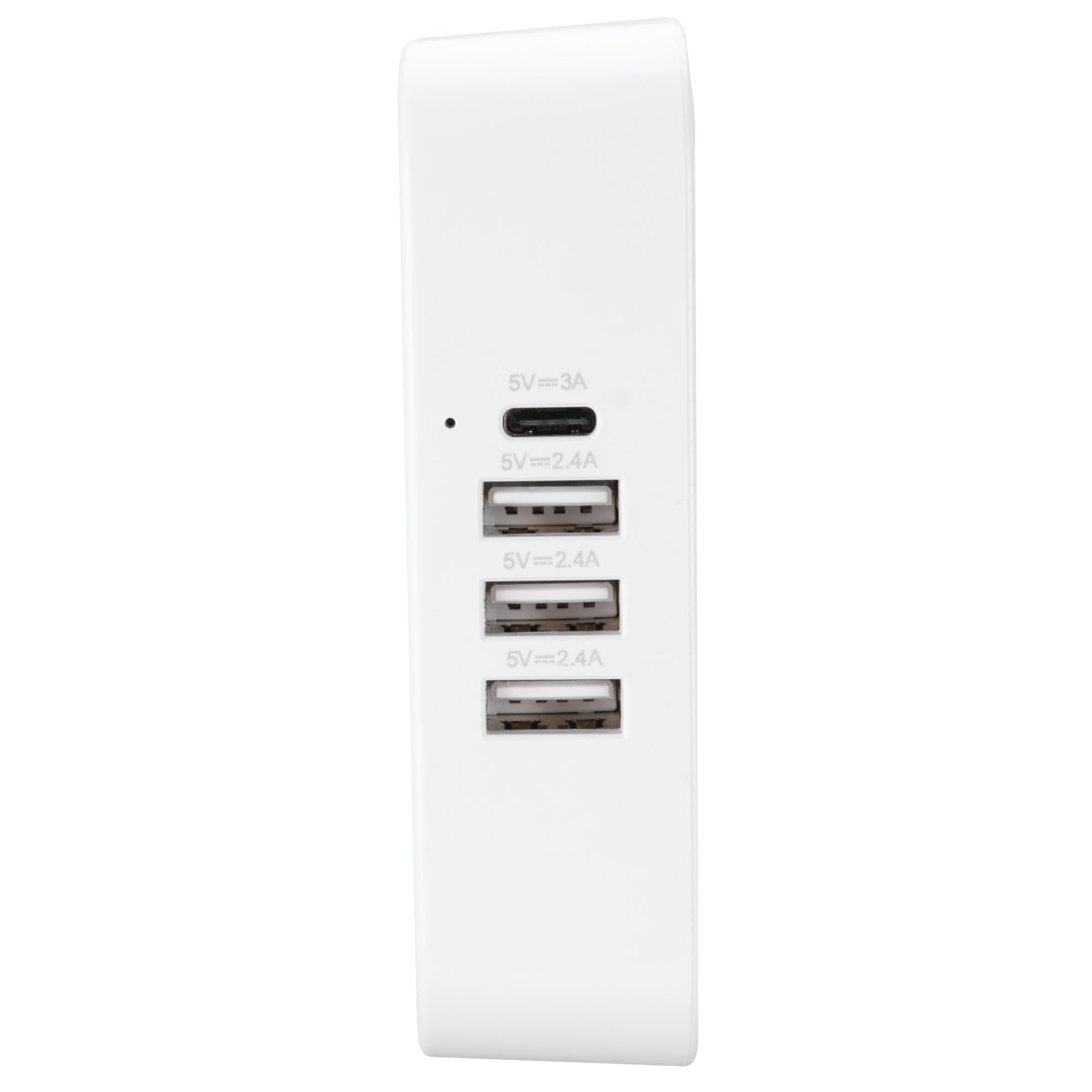 8-in-1 Performance Tool W2266 Power Strip with 4 Outlets, 3 USB and 1 USB-C Ports, Smart Chip, Fire-Retardant Casing, and Mounting Holes
