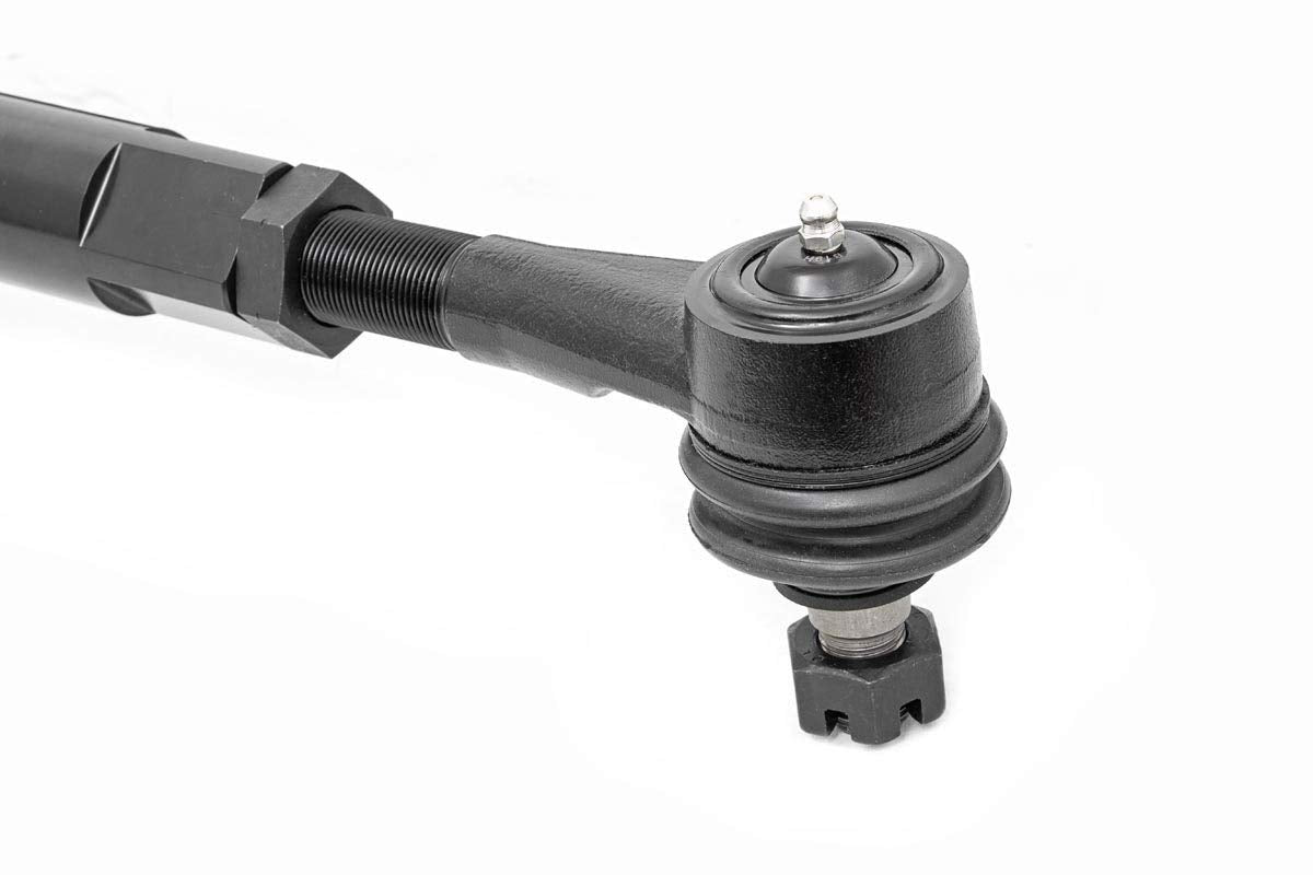Rough Country HD Steering Kit for Wrangler TJ (1997–2006) & Jeep Cherokee XJ (1984–2001) – 1.5" DOM Tie Rod & Drag Link, For 4"+ Lift Only (Stock Pitman Arm Required)