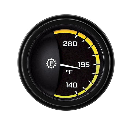 AX27YBLF Classic Instruments Autocross Yellow 2-1/8" Transmission Temperature Gauge