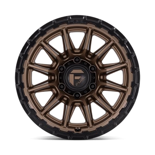 FUEL OFF-ROAD FC866 17X8.5 PISTON 6X5.5 5.73 25mm MATTE BRONZE W/GLOSS BLACK LIP - FC866ZB17856825
