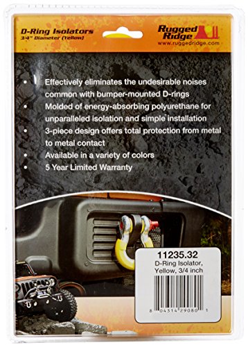 D-Ring Shackle Isolator Kit Rugged Ridge | 11235.32 | Universal Fit