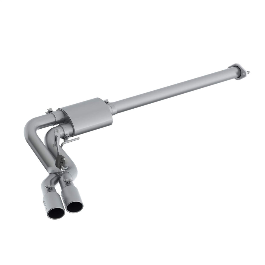 3" MBRP Single Side Dual Outlet in Front of Rear Wheel (T304, Cat Back)