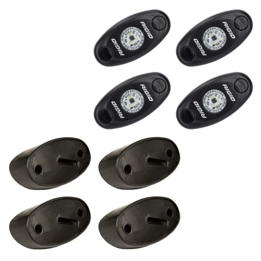 RIGID INDUSTRIES 4 Rock Light Kit Cool White For Night Crawling and Off Road Vehicles