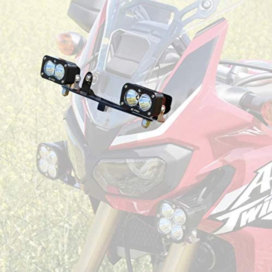 Windscreen Mounted Baja Designs S2 Pro 3"x2" 2x20W Rectangular Driving/Combo Beam LED Light Kit