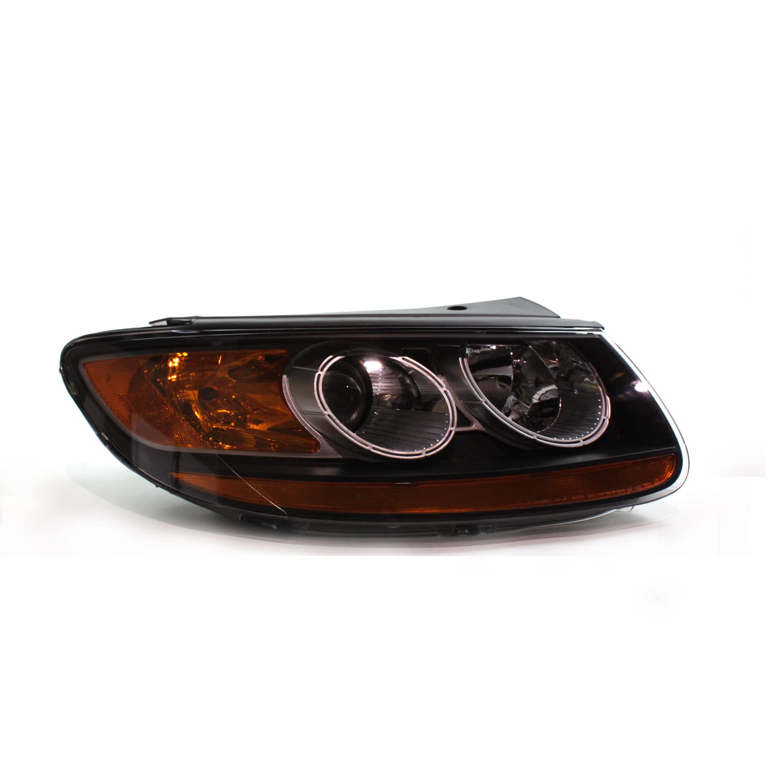 Right TYC Headlight Assembly Compatible with 2007-2009 Hyundai Santa Fe