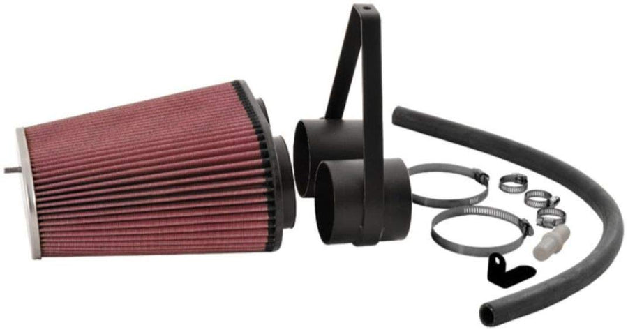 Cold Air Intake System K&N: High-Flow Air-Filter, Increase Performance & Horsepower: Compatible with 1996-1997 FORD F250; 1996-1997 FORD F350; 1996 FORD Bronco; 1996 FORD F150, 63-1014