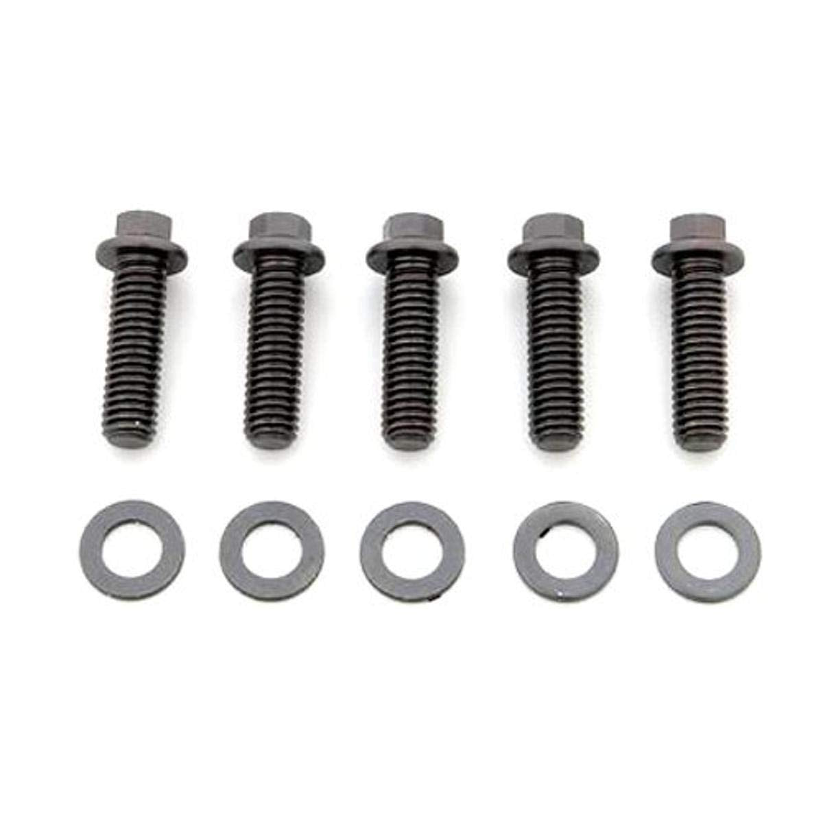 ARP 3/8-24" Black Oxide 1.000" UHL Fine RH Thread 12-Point Bolt with 3/8" Socket and Washer, (Set of 5)