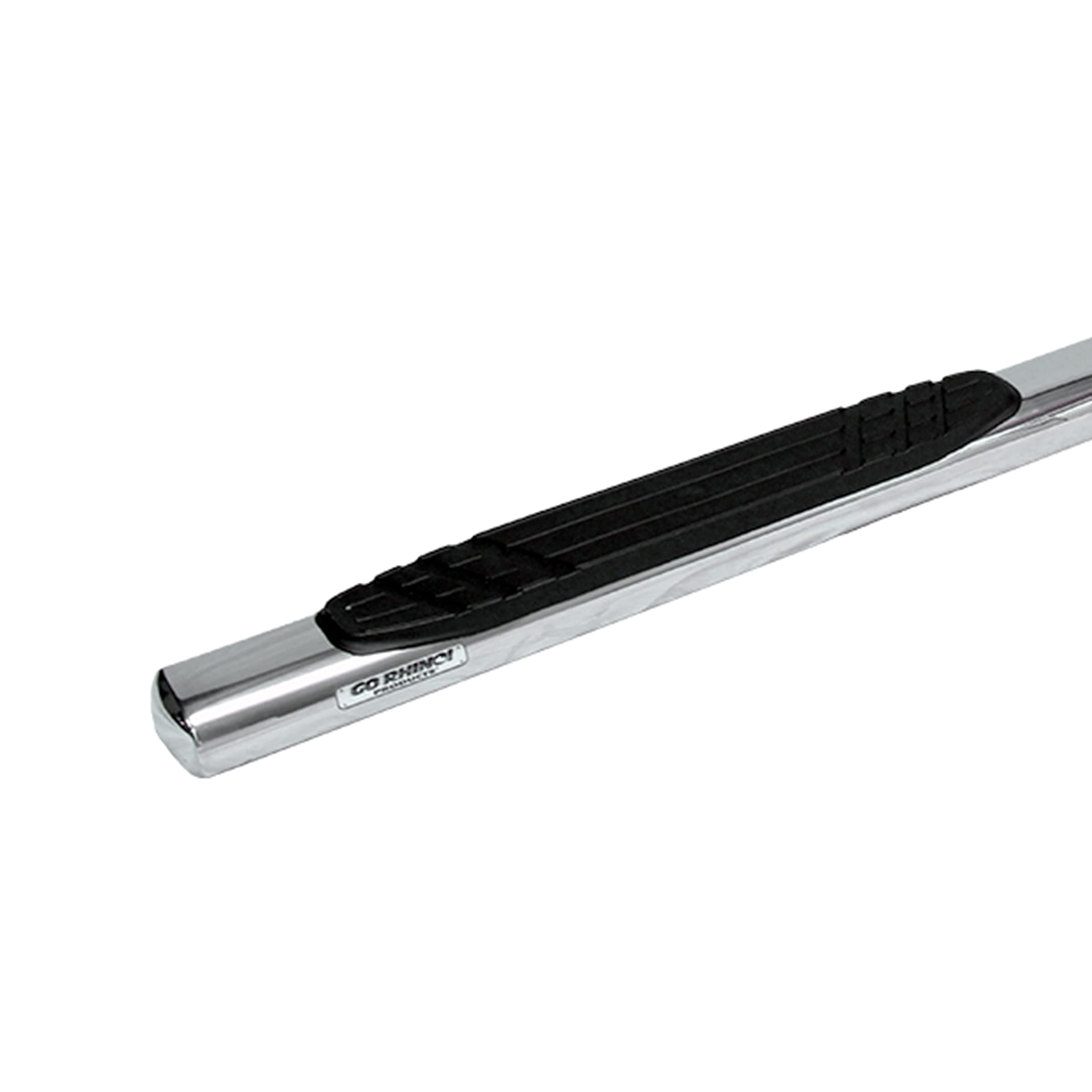 4" Go Rhino OE Xtreme Sidesteps & Brackets | Stainless Steel, Polished | 684412971PS | Fits 2021-2025 Ford Bronco 4-Door (Excludes Bronco Sport)