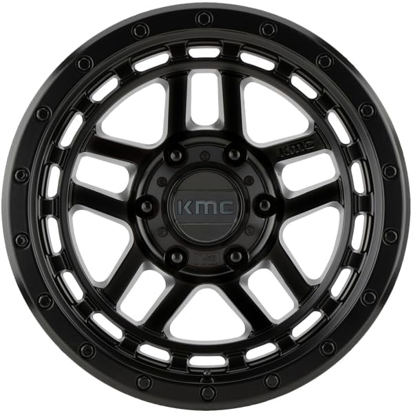 KMC Wheels 17X8.5 RECON 6X4.55.46 18mm SATIN BLACK - KM54078564718