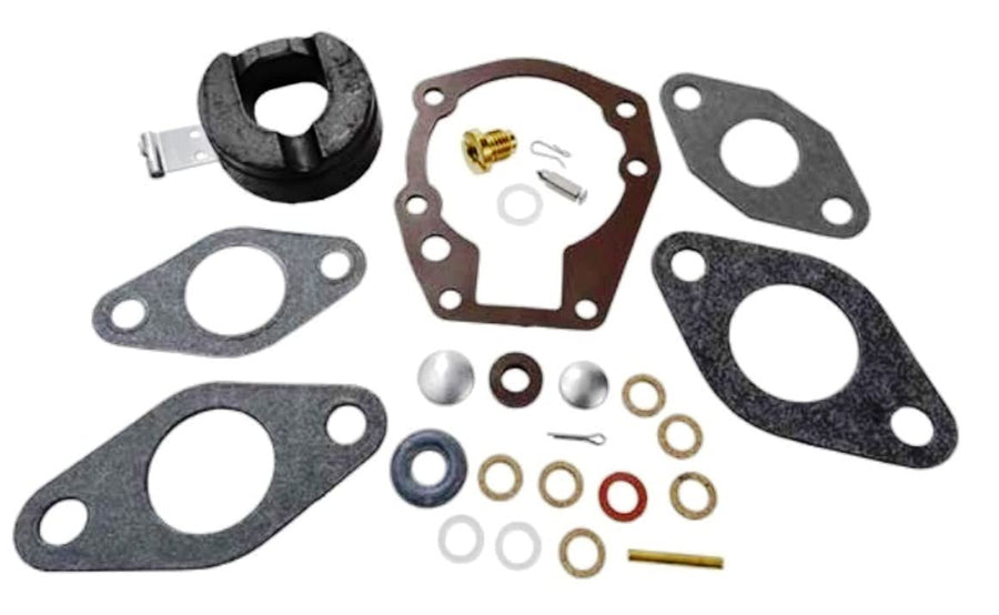 Carburetor Kit Engineered Marine Products with Float for Johnson Evinrude 1.5, 2, 3, 4, 5, 5.5, 6, 7.5, 10, 15, 18, 20 Hp, Replaces 439071, 18-7043