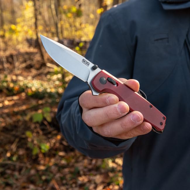 Folder SOG unisex adult Terminus XR G10 Crimson, RED, One Size US