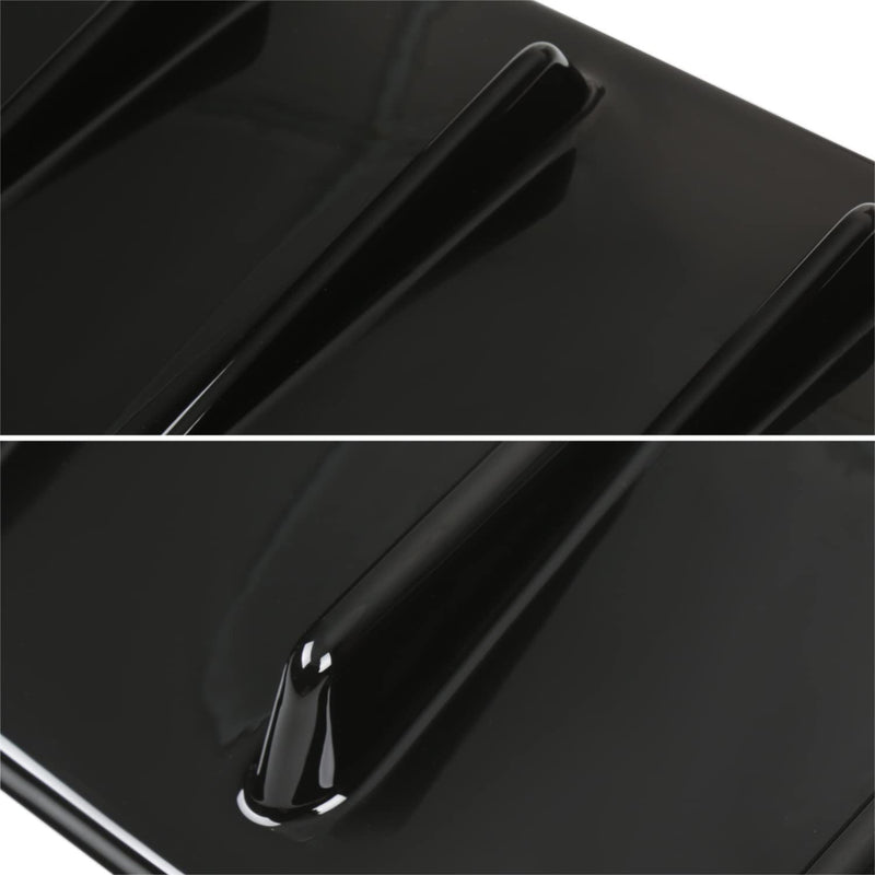 Spec-D Tuning ABS Glossy Black Shark Fin Vortex Generator Compatible with 2015-2021 Subaru Impreza WRX STI Models