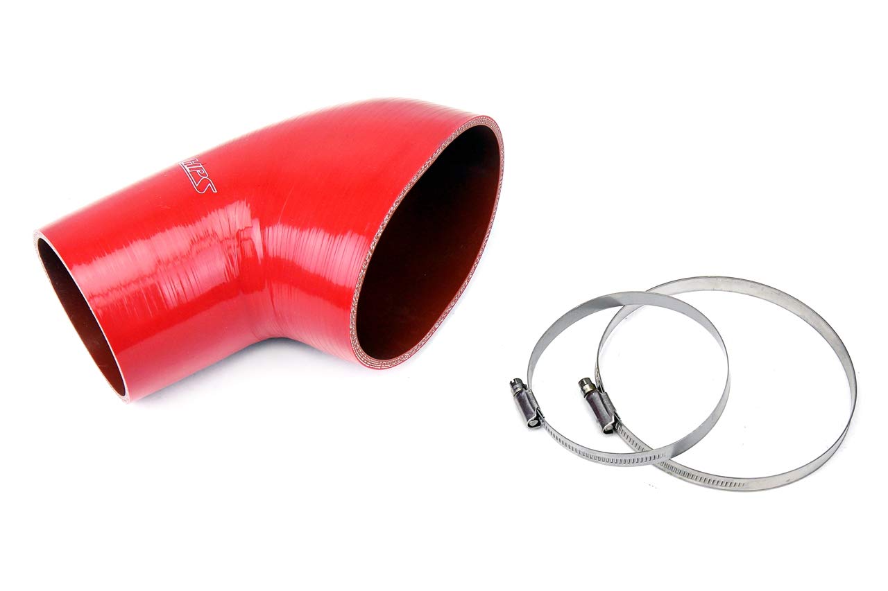 Silicone Post MAF Air Intake Tube HPS (57-1078-RED) for BMW E46 M3