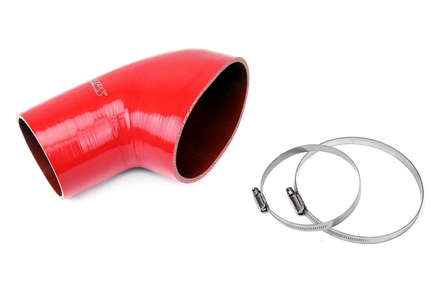 Silicone Post MAF Air Intake Tube HPS (57-1078-RED) for BMW E46 M3