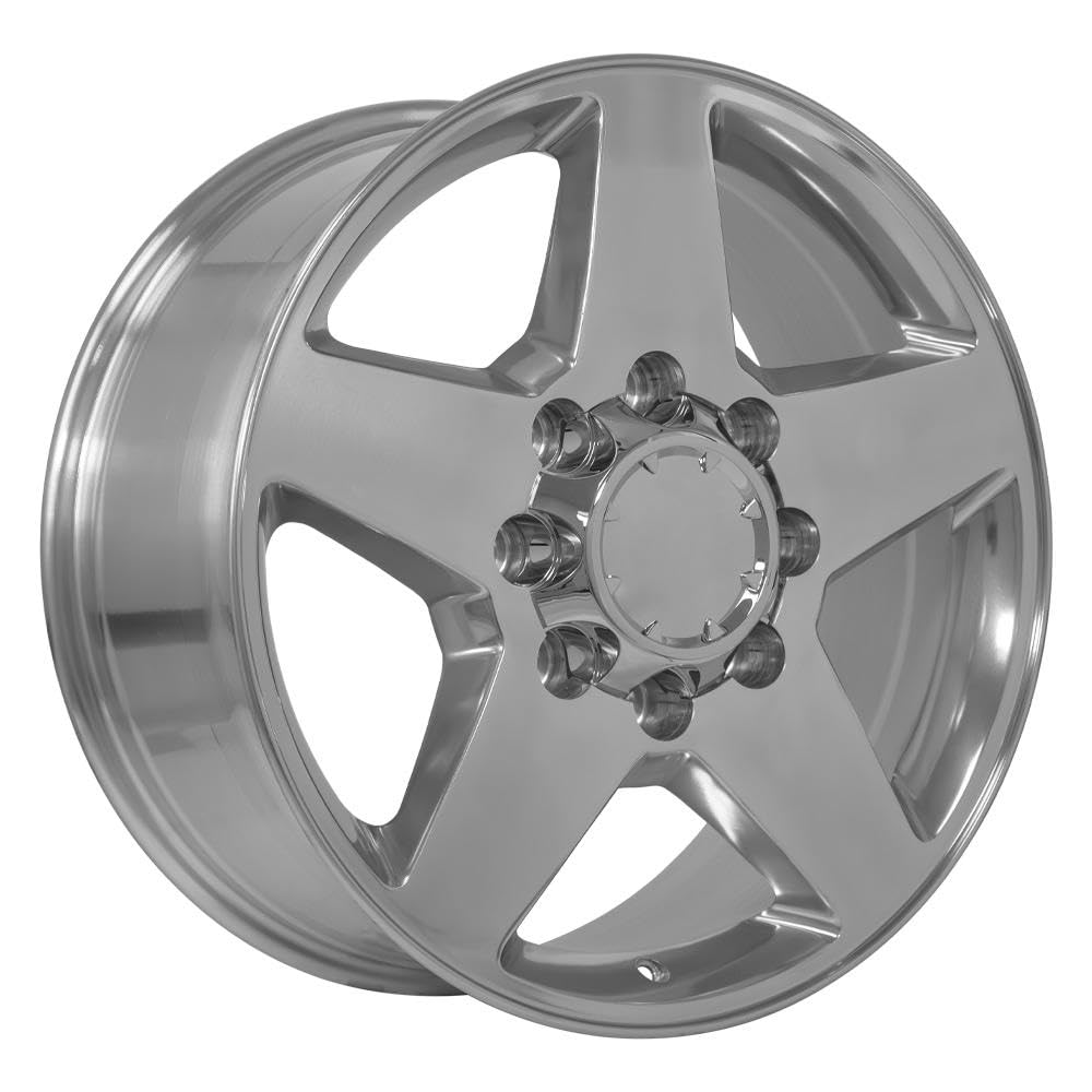 20 Inch OE Wheels CV91B Rim Fits Silverado 2500/3500 Style 8x180 20x8.5 Polished - Hollander 5503 (1)