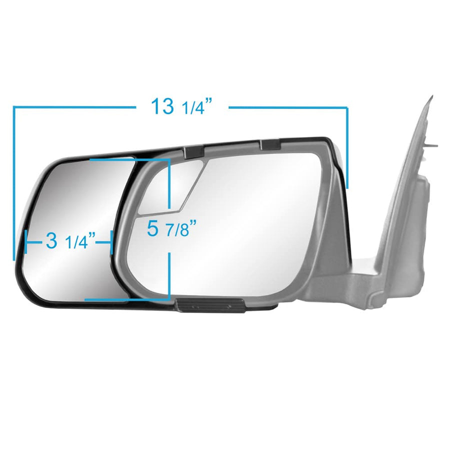 K SOURCE 80940 Snap & Zap Custom Fit Towing Mirror for 2015-2022 Colorado, Canyon, Patented