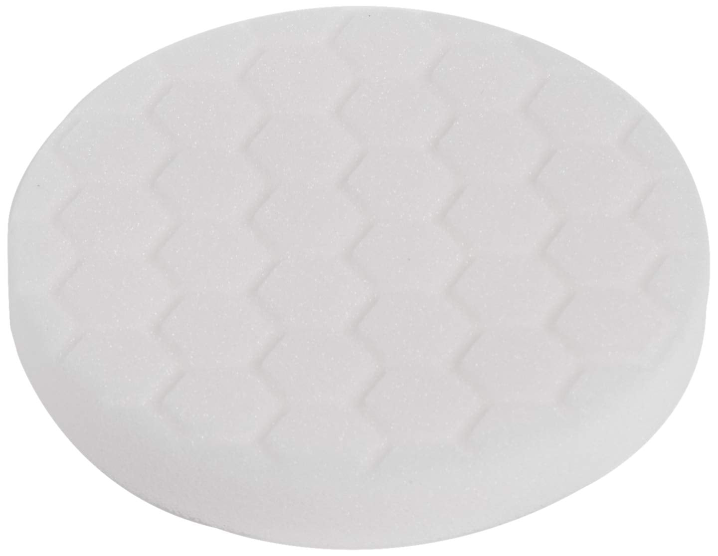 Chemical Guys Hex-Logic BUFX_104_HEX5 Light-Medium Polishing Pad, White, 5.5" Pad Made for 5" Backing Plates, 1 Pad Includeded