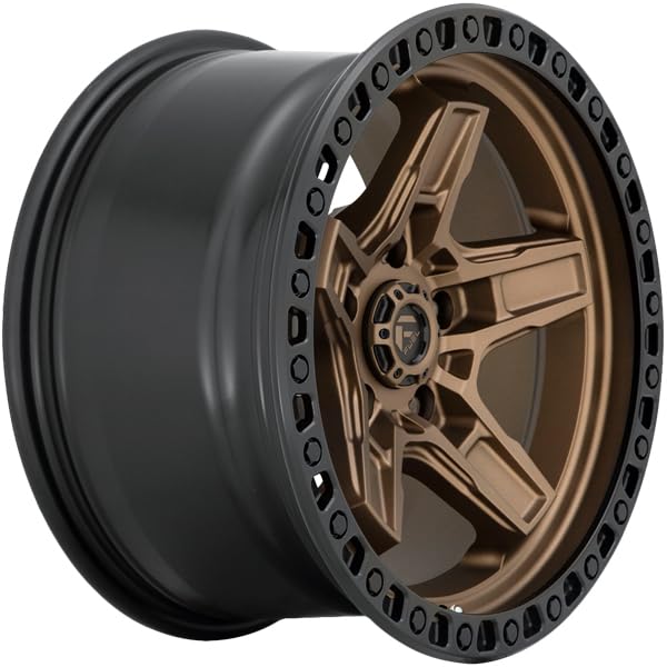 FUEL OFF-ROAD 17X9 D699 KICKER, 5X5.0, 5.04, 1mm MATTE BRONZE BLACK BEAD RING - D69917907550
