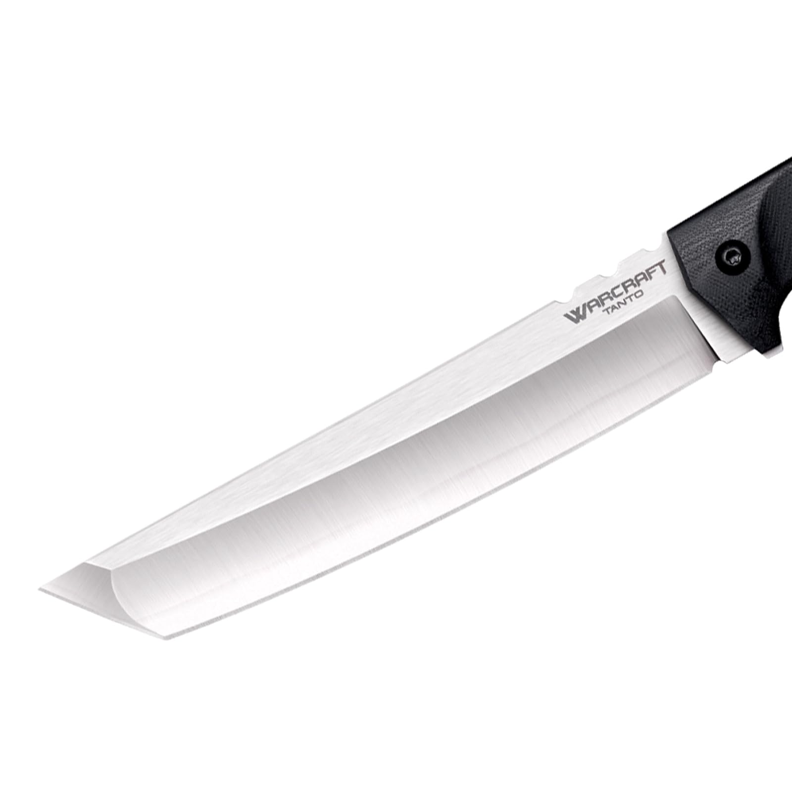 Cold Steel 7.5" Warcraft San Mai III Tanto Point Razor-Sharp Blade 4.5" G-10 Handle Military Tactical Fixed Blade Knife