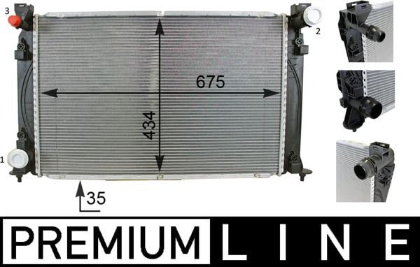 Radiator BEHR CR79000P