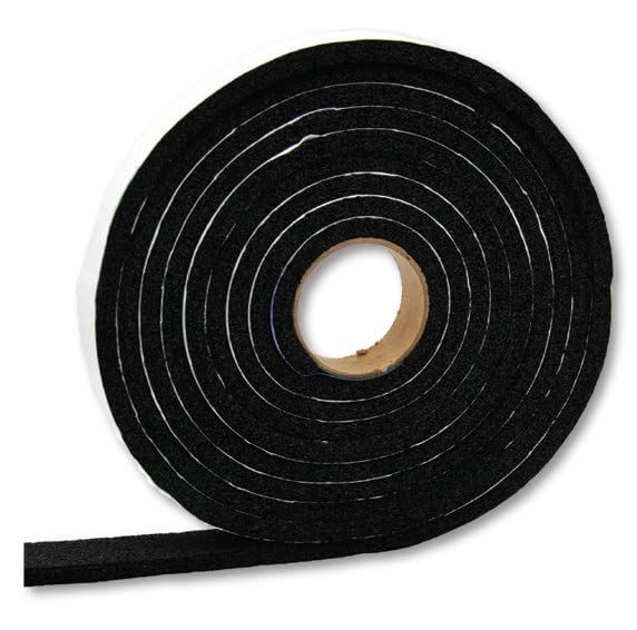 018-181418 - AP Products VINYL FOAM TAPE-BLK 1/2X1/4X100'