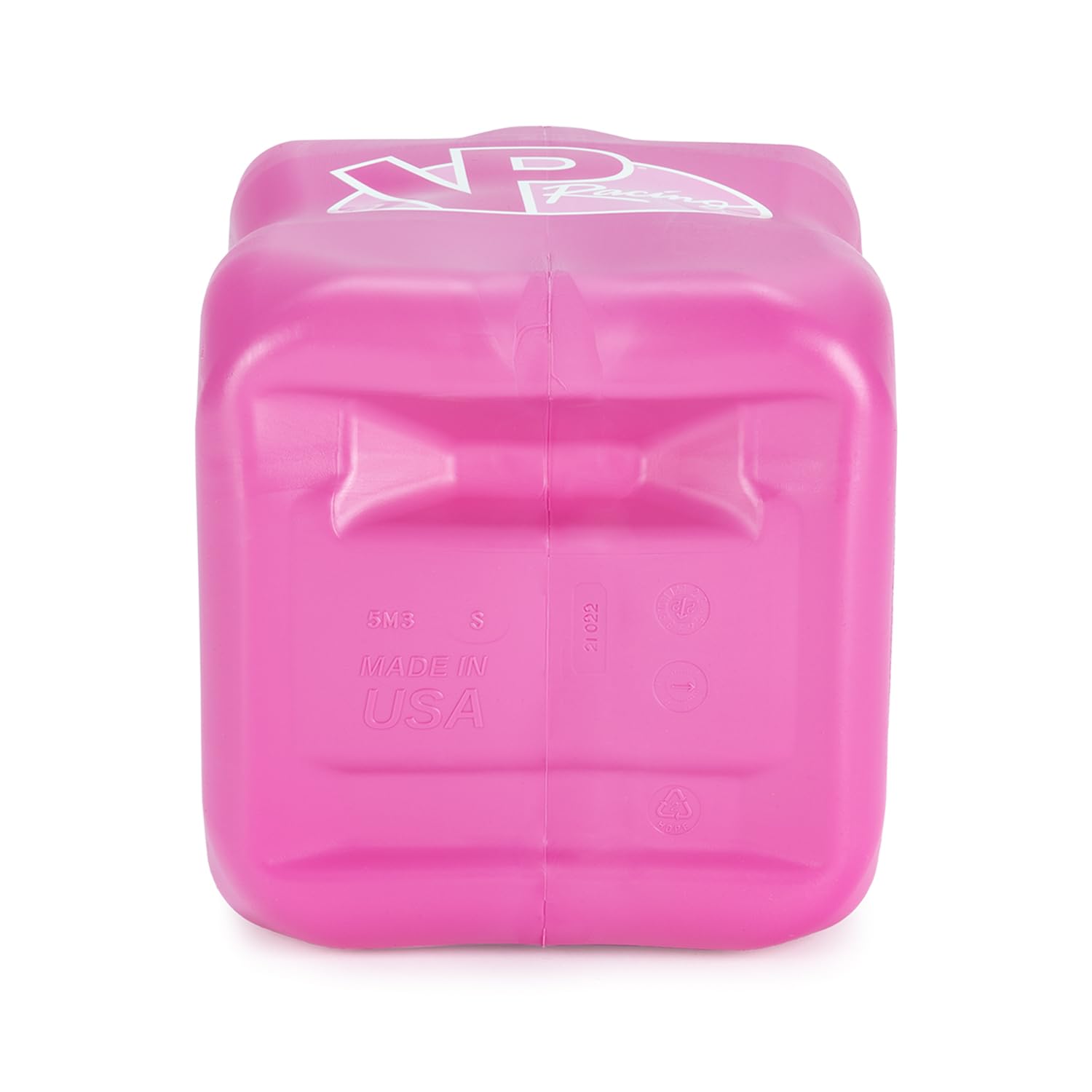5.5 Gallon VP Racing Motorsport Racing Jug with Contoured Handle, Multipurpose Cap and Rubber Gaskets, Pink (1 Pack)