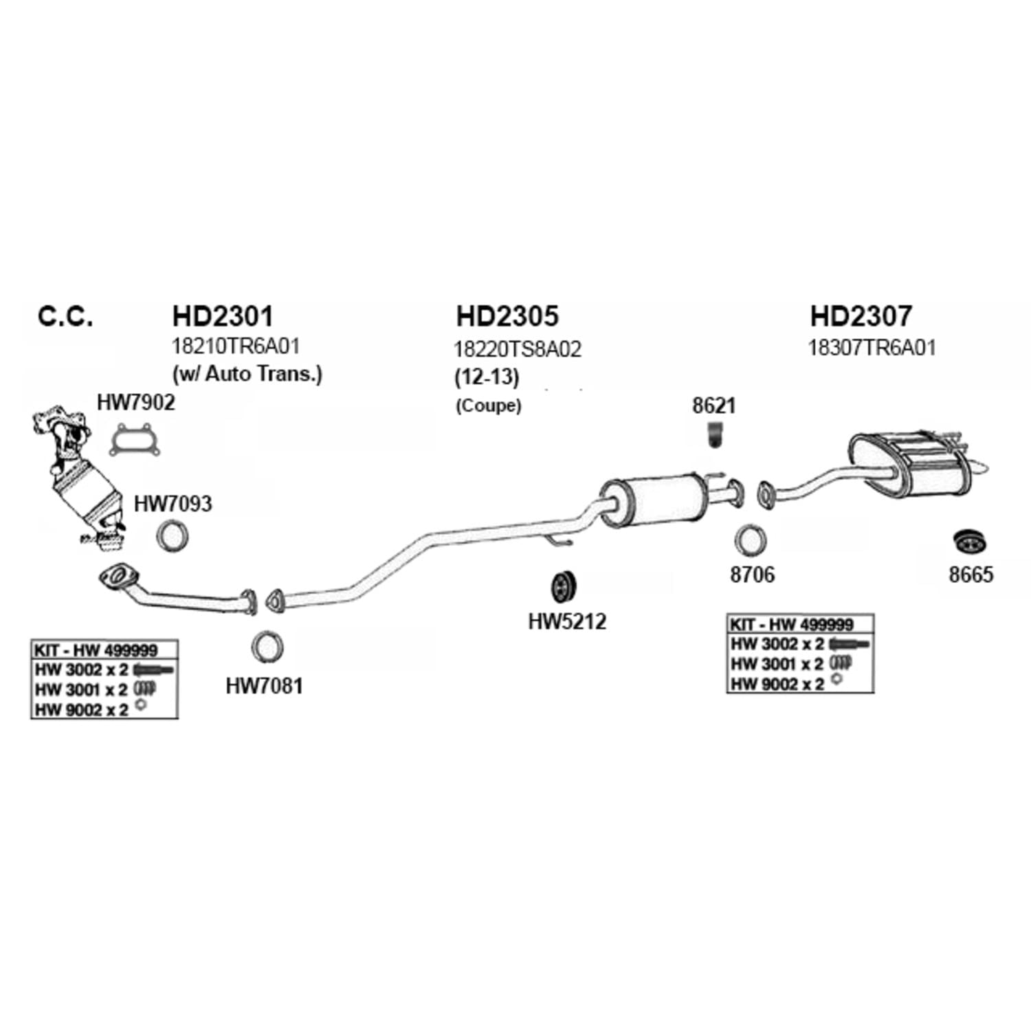 Hw7093 Ap Exhaust Products Gasket