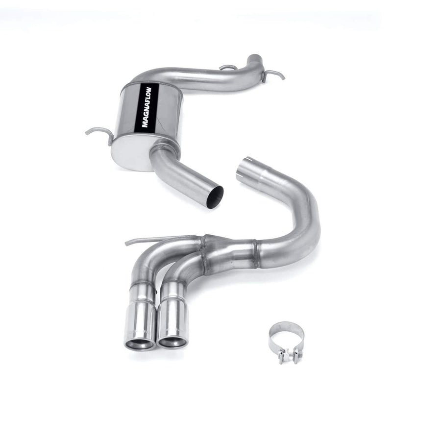 MagnaFlow Exhaust Performance System 16691: Cat-Back, Touring Series, Compatible with 2006-2009 Volkswagen GTI, Dual Center Rear Exit Style