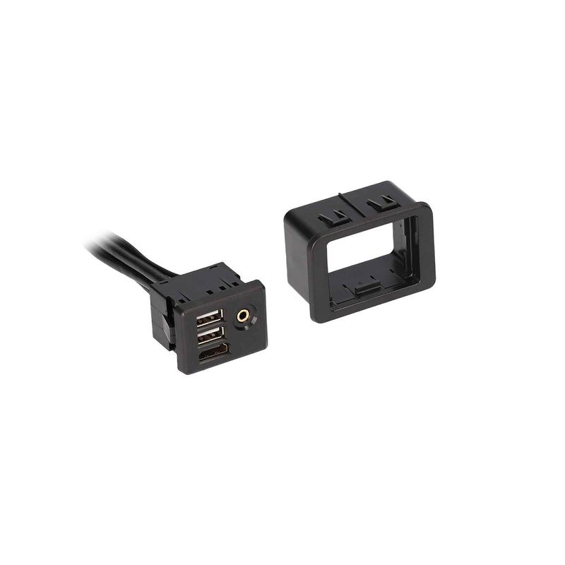 Heise USB/Aux/Hdmi Replacement Panel 3 Feet - Chrysler/Dodge/Jeep Axxess