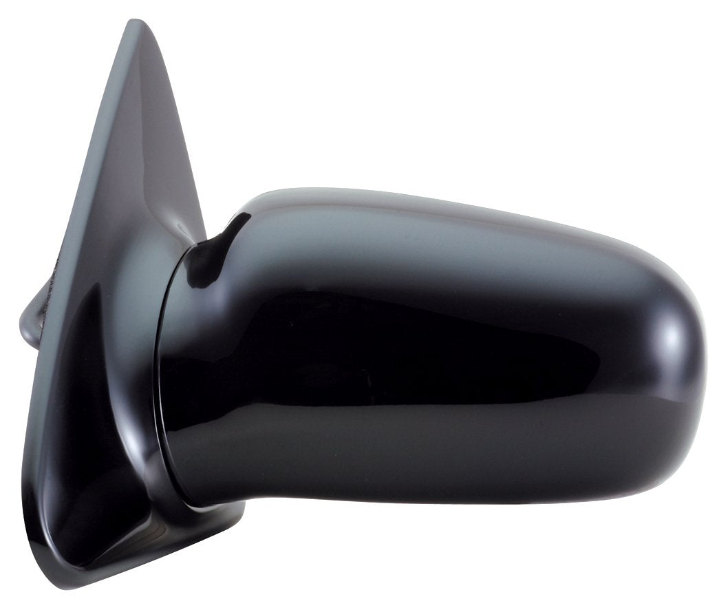 Driver Side Fit Mirror for Chevrolet Cavalier Convertible, Pontiac Sunfire Convertible Black, Spring Loaded, Manual Remote
