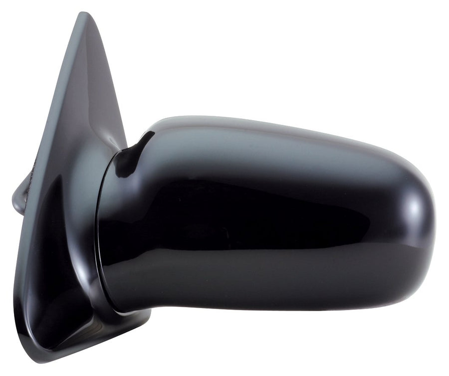 Driver Side Fit Mirror for Chevrolet Cavalier Convertible, Pontiac Sunfire Convertible Black, Spring Loaded, Manual Remote