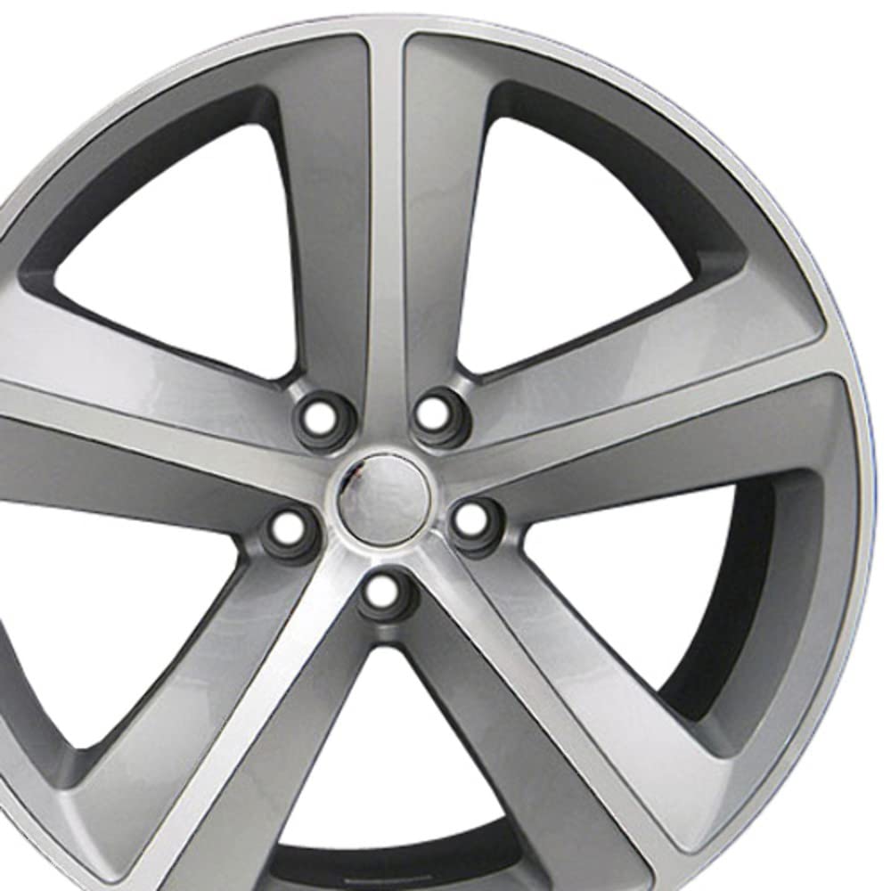 DG05-20090-5115-20MS Silver Machined Wheel OE Wheels LLC Painted (20 x 9. inches /5 x 115 mm, 20 mm Offset)